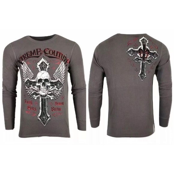 Xtreme Couture by AFFLICTION Men THERMAL PURELY DE - Picture 3 of 8